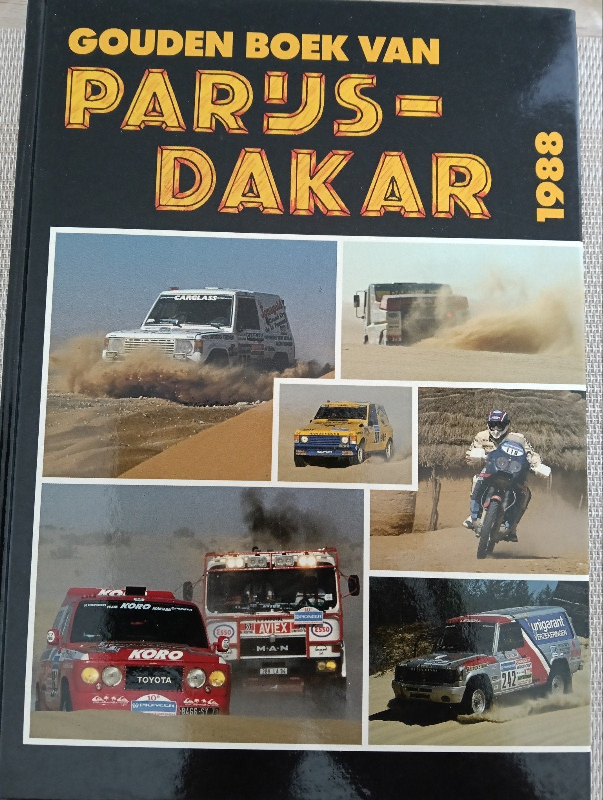Gouden Boek van Parijs-Dakar 1988 - Rally Geschiedenis, Ophalen of Verzenden, Zo goed als nieuw, Algemeen, Dick van Zijl, Hans Molenkamp