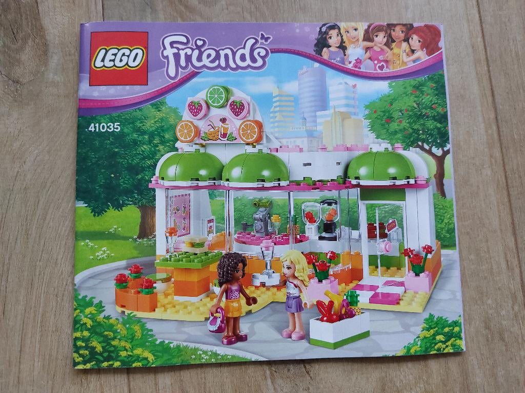 Lego Friends 41035 Heartlake Juice Bar / sapbar, Compleet, Gebruikt, Gebruikte blokjes met nopjes, Lego