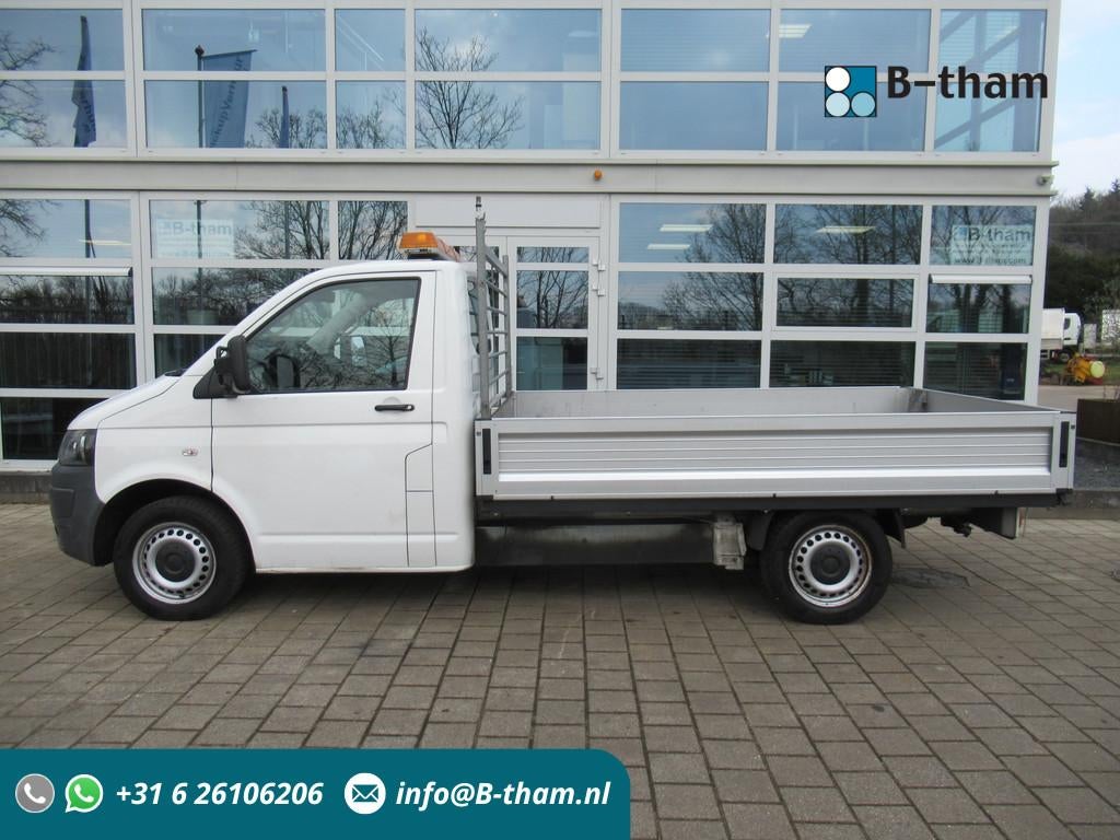 Volkswagen Transporter T5 2.0 TDI 62KW L2H1 Pick-Up Open laa, 13 km/l, Euro 5, 2005 kg, Gebruikt