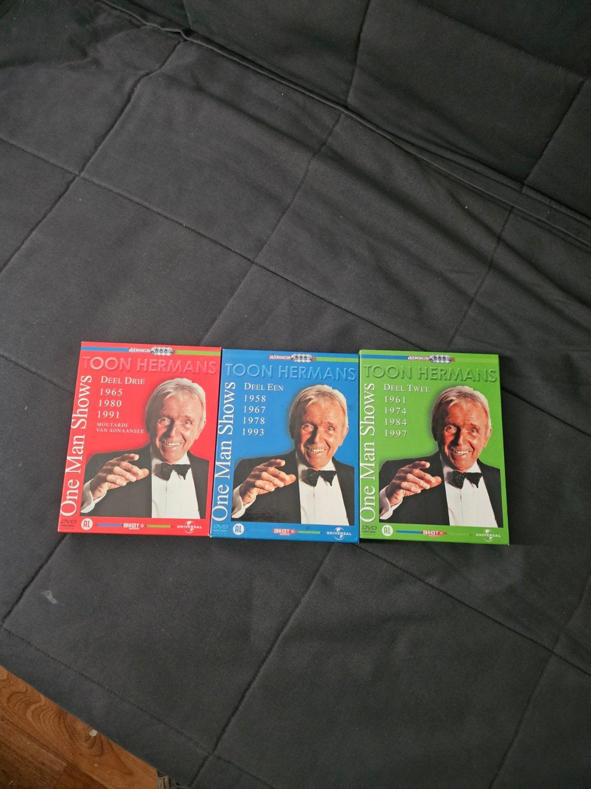 Toon Hermans One Man Shows DVD Box (3 delen), Cd's en Dvd's, Ophalen, Alle leeftijden, Toon Hermans, Nederlands