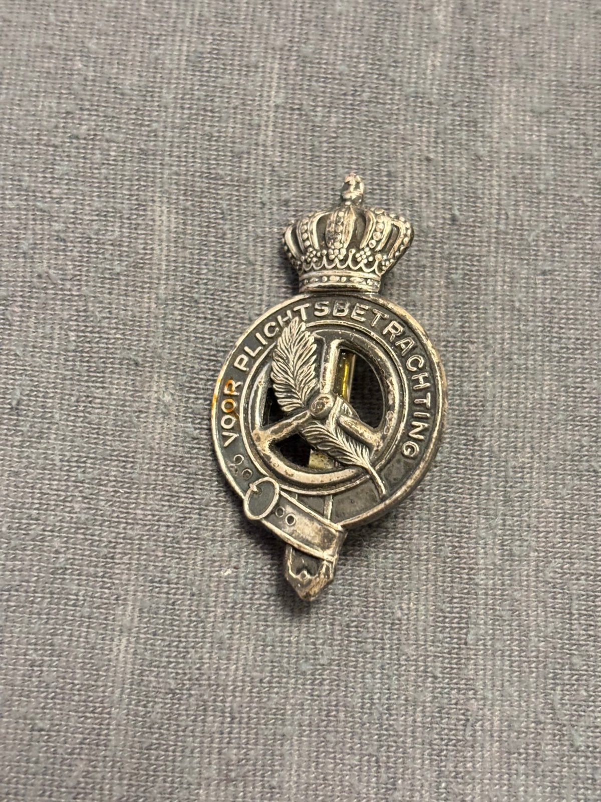 Vaardigheid brevet chauffeur speld, Verzamelen, Verzenden, Landmacht, Nederland, Embleem of Badge