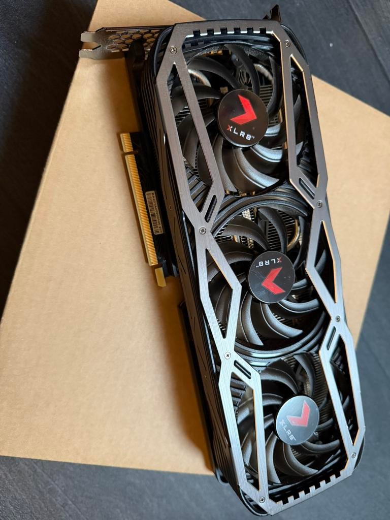 PNY RTX 3080 12 GB GDDR6X, Verzenden, GDDR6, PCI-Express 4, Zo goed als nieuw