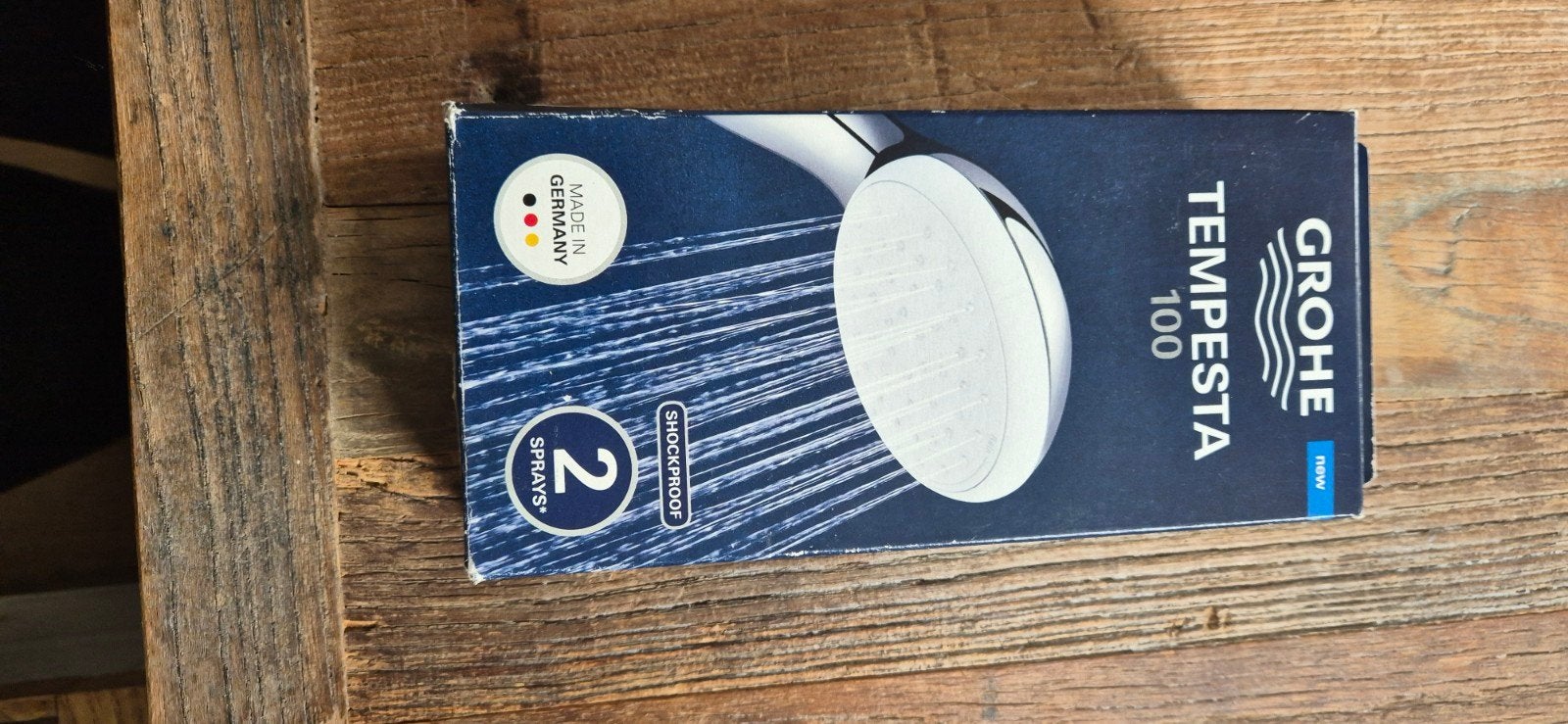 Grohe Tempesta 100 Douchekop - Nieuw in doos, Ophalen of Verzenden, Nieuw, Chroom, Douche