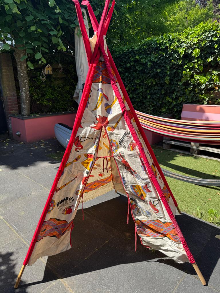 Speeltent tipi wigwam, Ophalen, Gebruikt, Hout