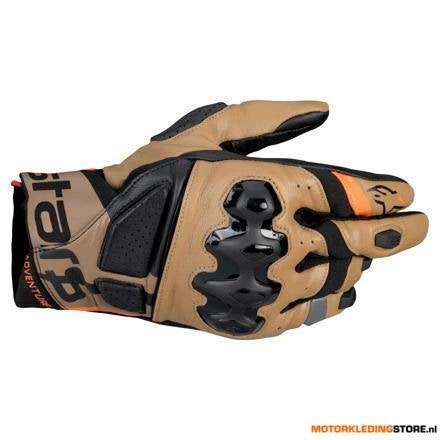 Alpinestars Belize V3 Drystar Motorhandschoenen, Zwart-Beige, Motoren, Ophalen of Verzenden, Nieuw met kaartje