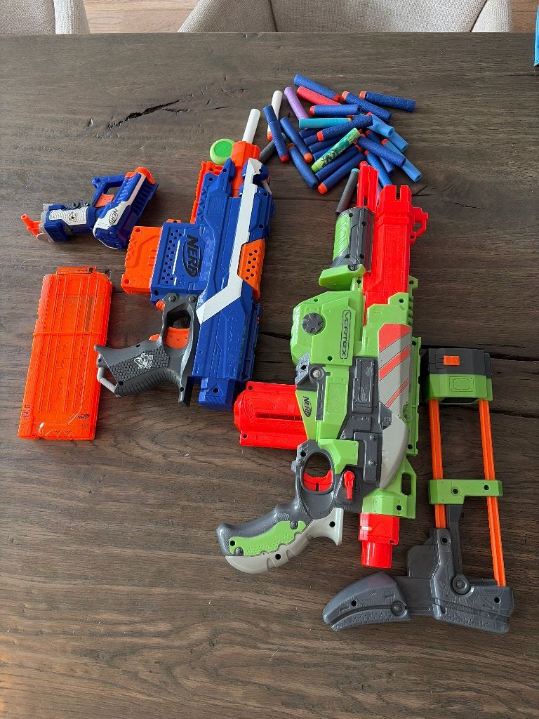 Nerf vortex 3x, Ophalen of Verzenden, Zo goed als nieuw