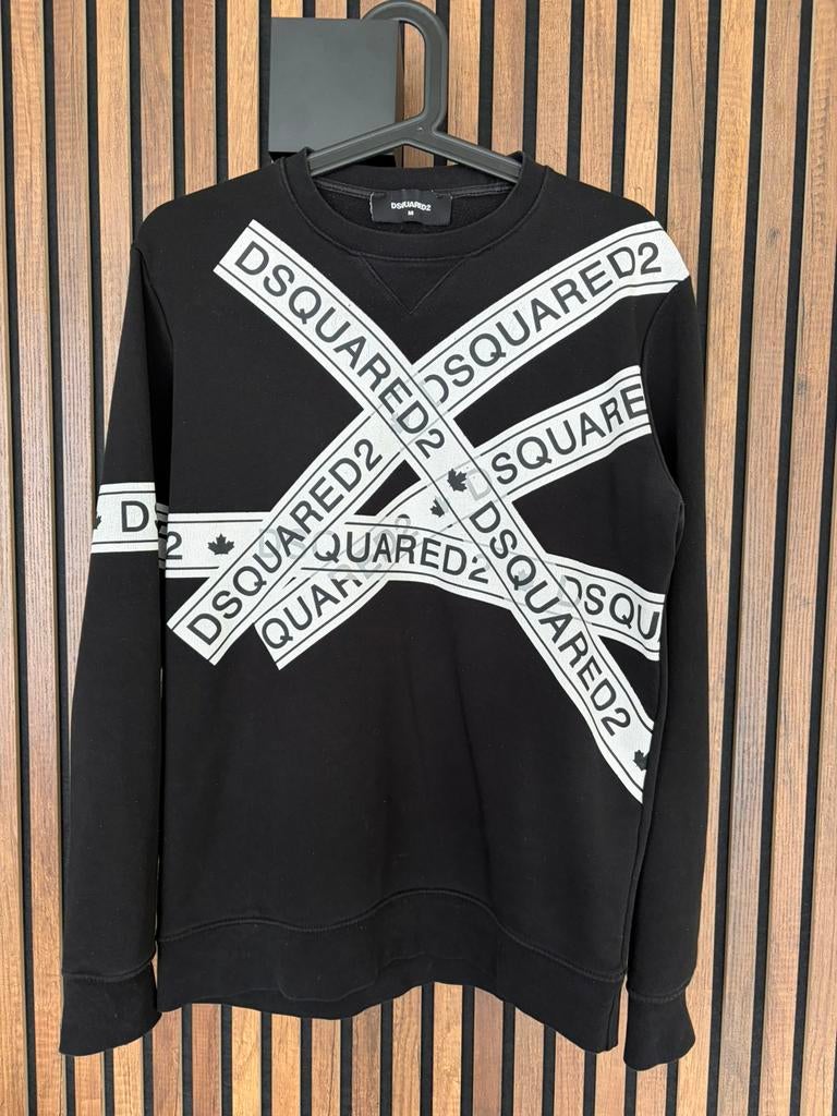 DSQUERED TRUI, Kleding | Heren, Ophalen of Verzenden, Gedragen, Maat 48/50 (M), Zwart