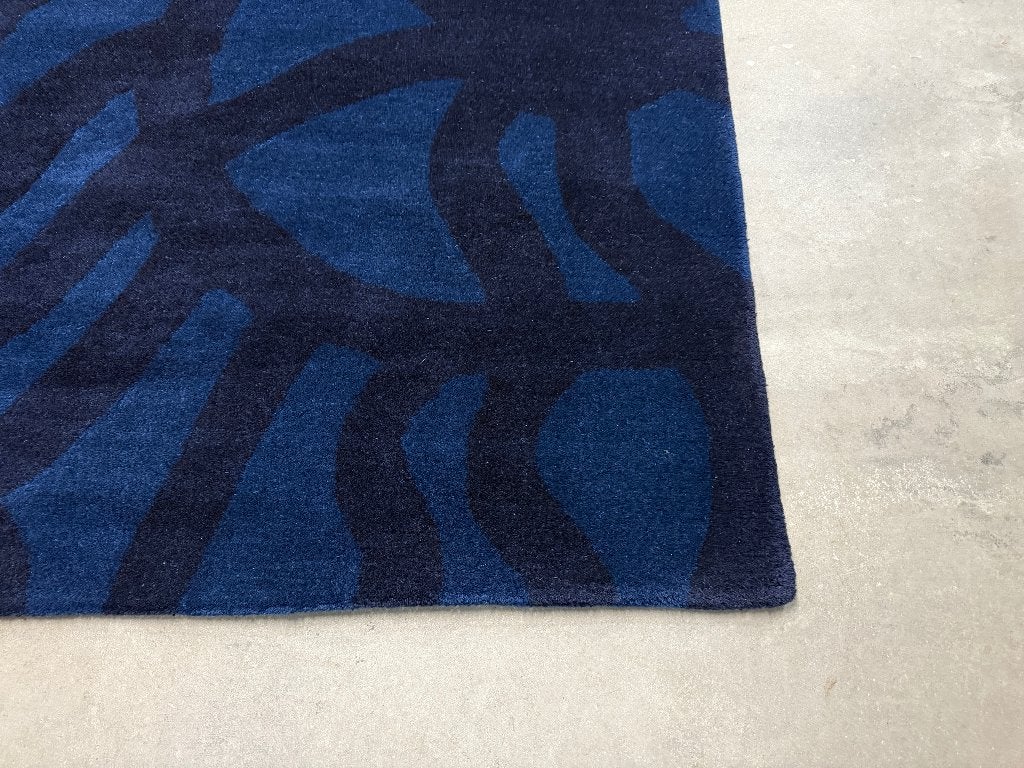 Vloerkleed Brink en Campman Joonas Dark Blue 170 x 240 cm, Huis en Inrichting, 150 tot 200 cm, Ophalen of Verzenden, A, Rechthoekig