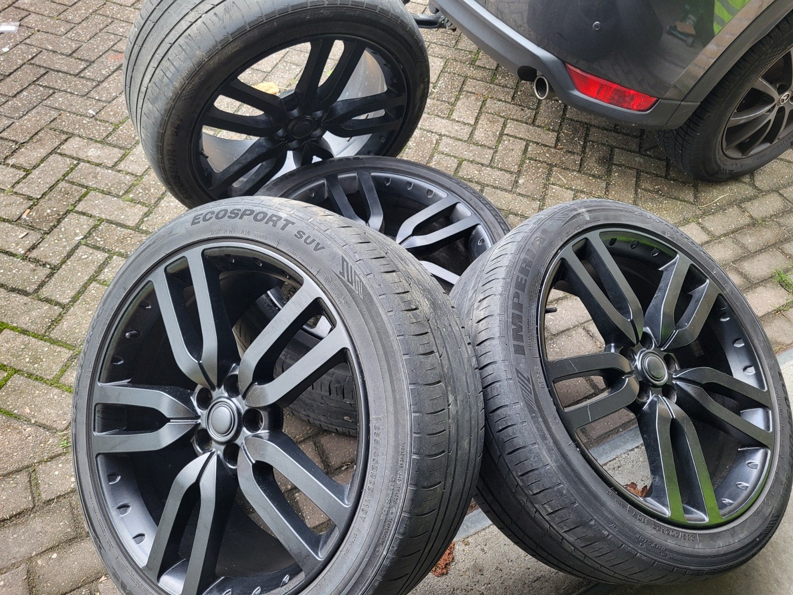 Land Rover Range Rover BMW banden velgen 22 inch, Auto-onderdelen, Gebruikt, Jaf_zoet@hotmail.com, 285 mm, Banden en Velgen
