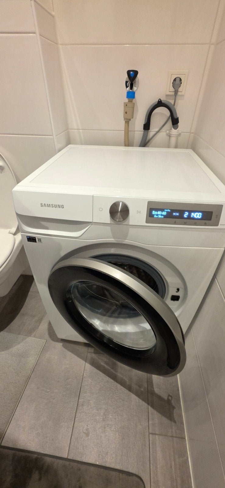 Samsung Wasmachine 8kg - Zo goed als nieuw, Witgoed en Apparatuur, 1200 tot 1600 toeren, 8 tot 10 kg, Ophalen of Verzenden, Zo goed als nieuw
