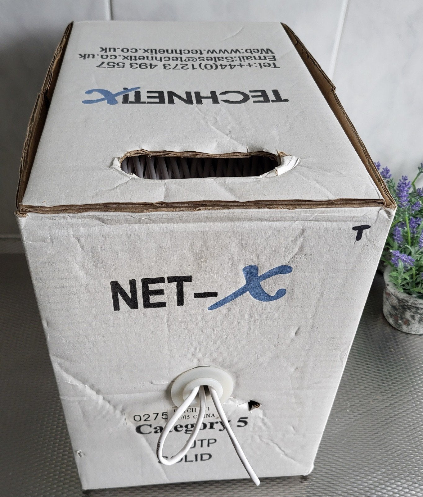 Doos telefoniekabel met ruim 250 mtr kabel, Ophalen of Verzenden, Nieuw