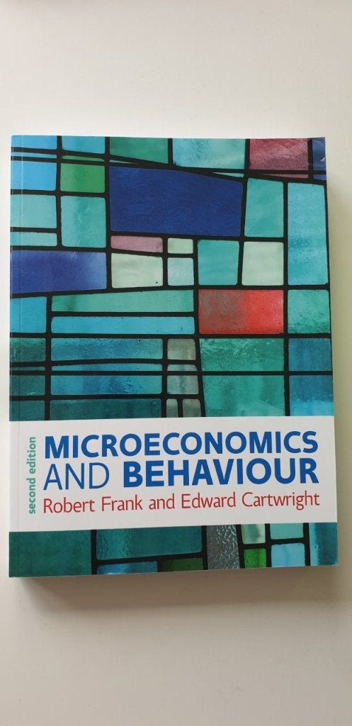 Microeconomics and Behaviour, Boeken, Ophalen of Verzenden, Beta, Zo goed als nieuw, WO