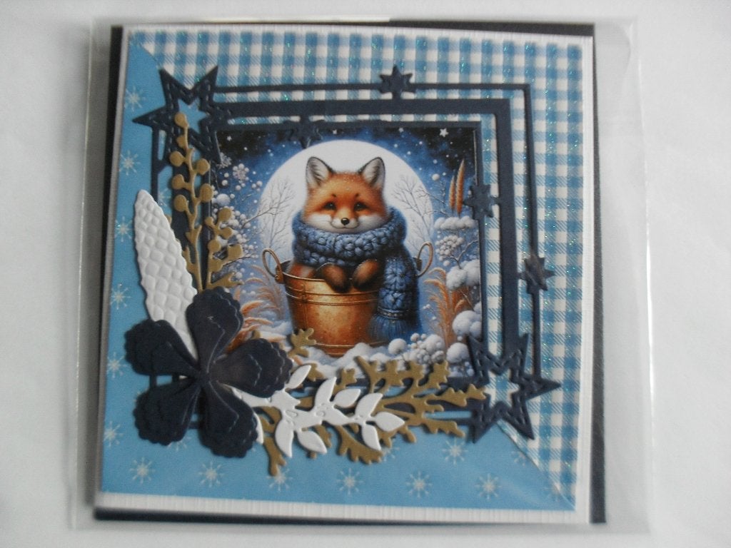14 kerstkaart met envelop en verpakt, Ophalen of Verzenden, Nieuw, Kerst