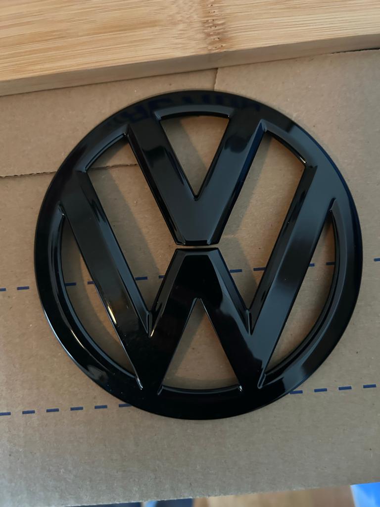 VW Embleem Hoogglans Zwart Nieuw!, Ophalen of Verzenden