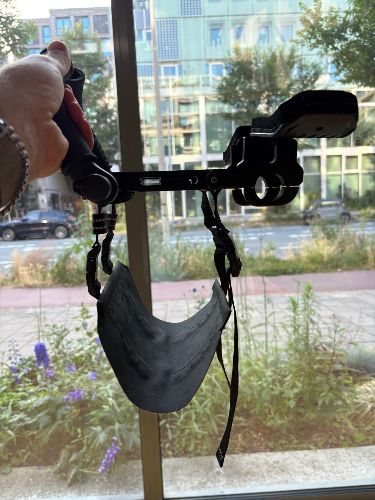 VAP butterfly long opzetstuur voor gravel & bikepacken, Fietsen en Brommers, Fietsonderdelen, Zo goed als nieuw, Stuur, Carbon