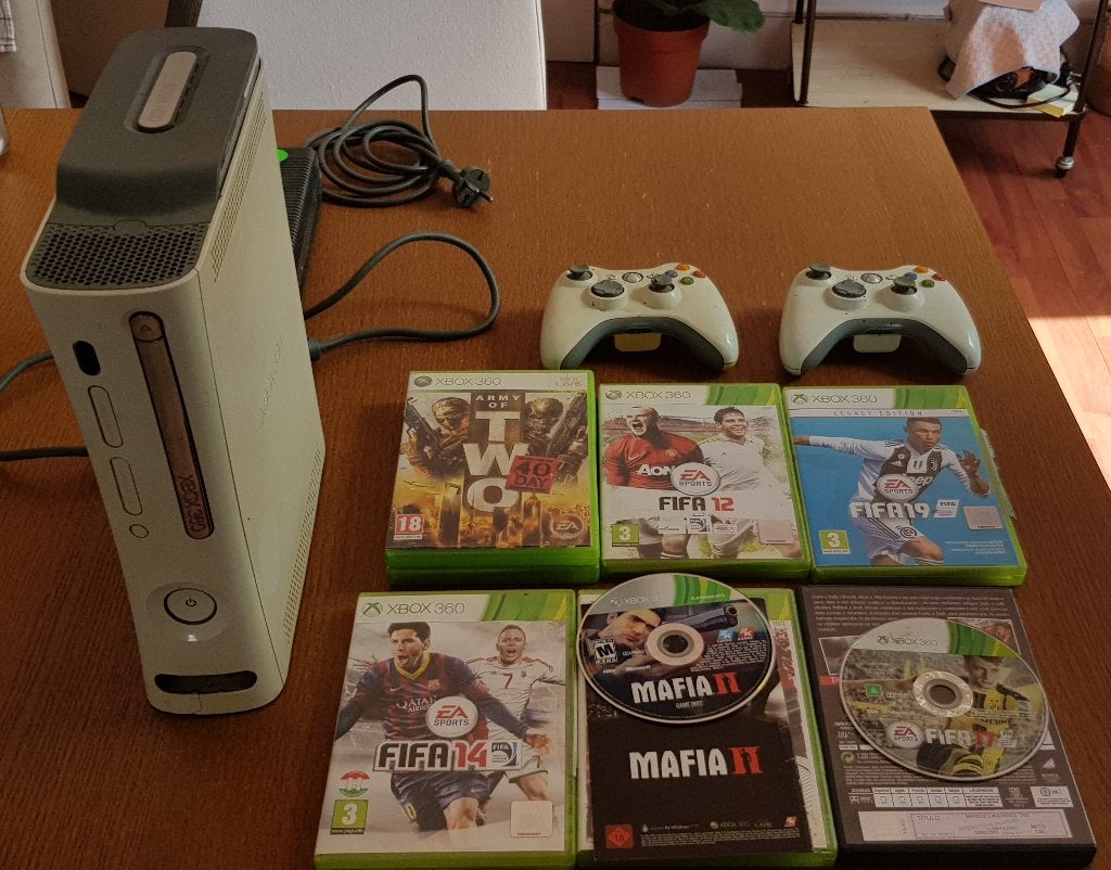 XBox360 console, controller, voeding, spellen, Spelcomputers en Games, Spelcomputers | Xbox 360, Ophalen of Verzenden, 60 GB, 360 Arcade of Core