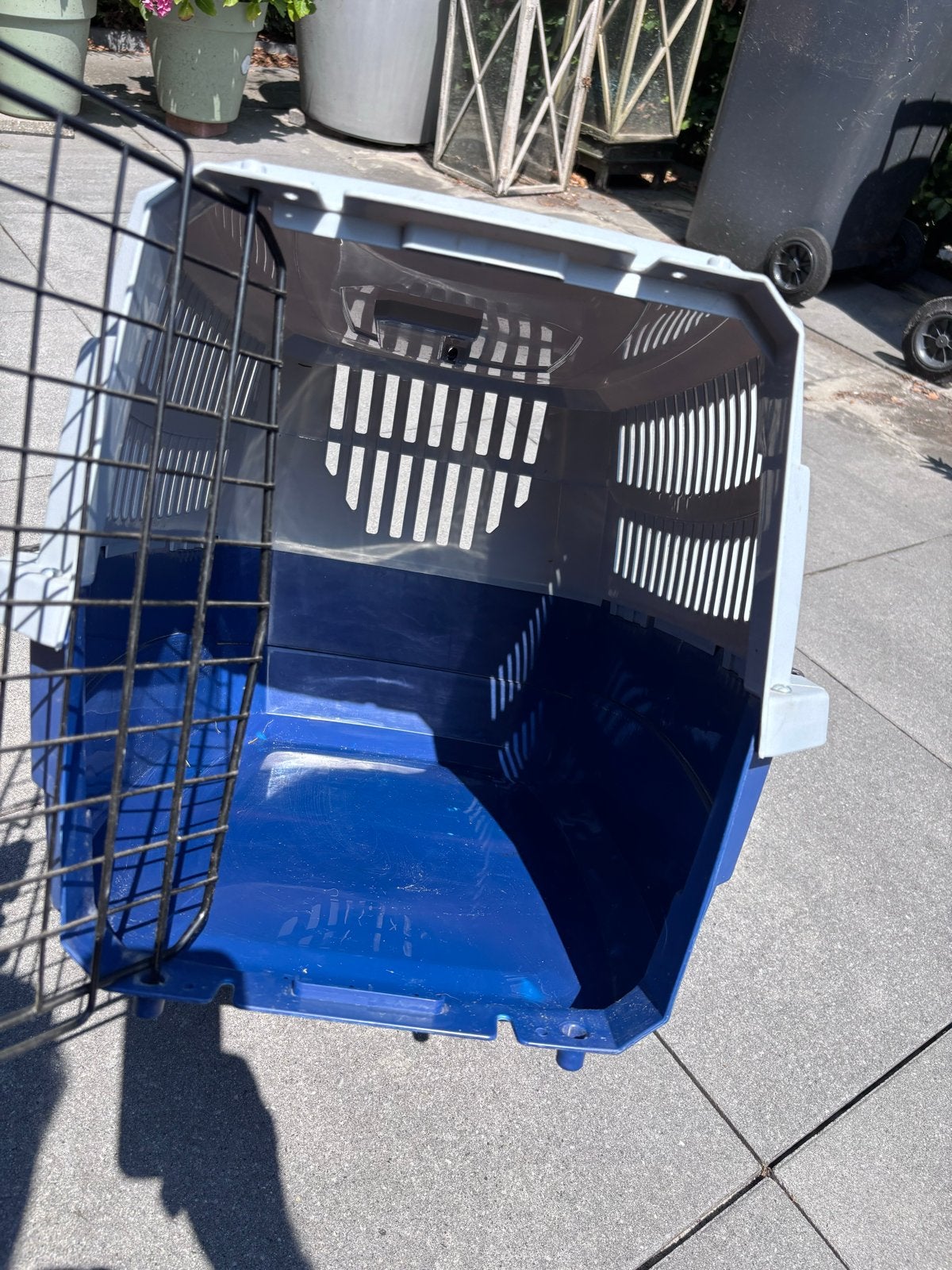 Honden of katten transportbox, Ophalen