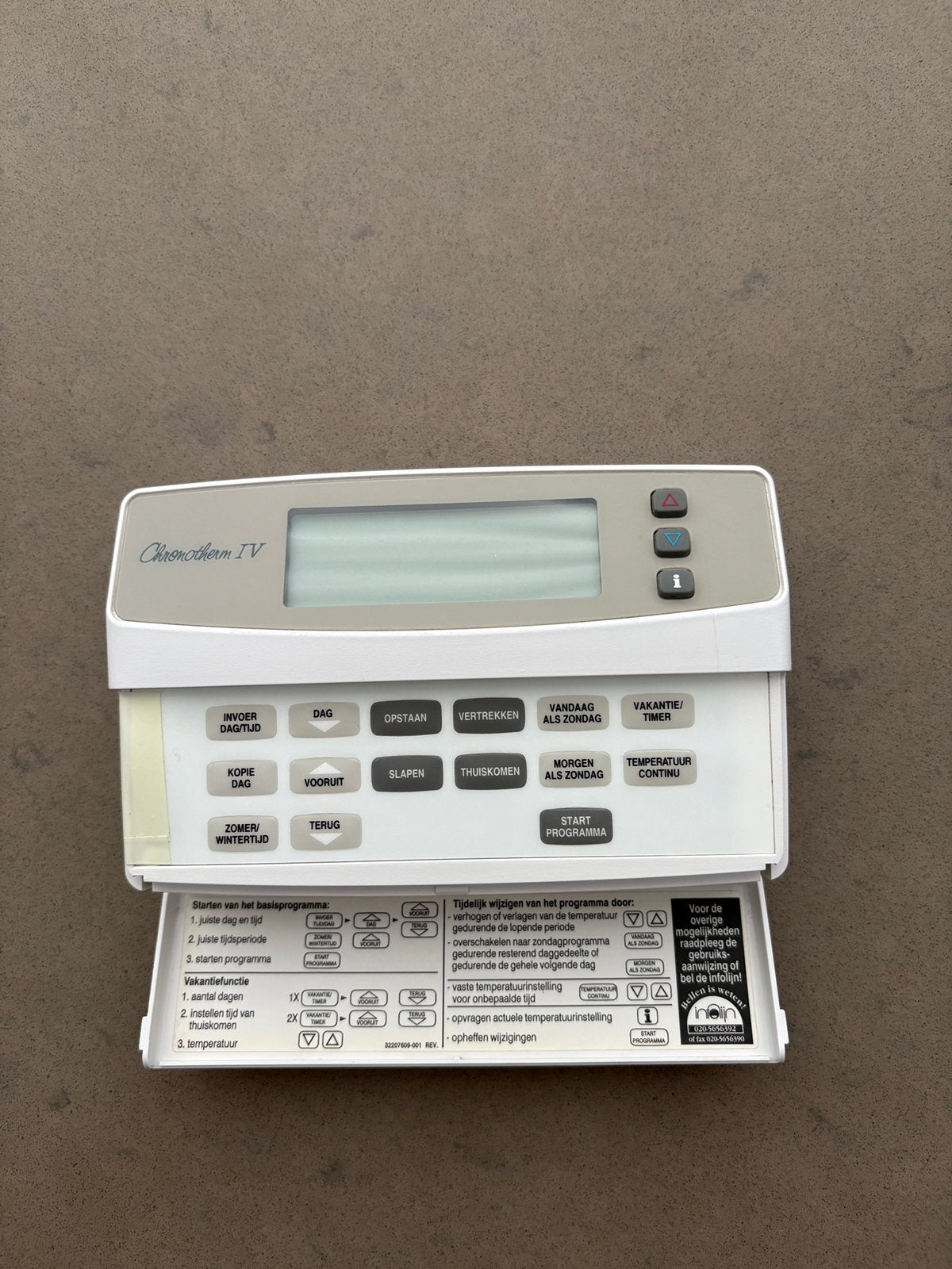 Honeywell Chronotherm IV (4) klokthermostaat;, Ophalen of Verzenden, Slimme thermostaat, Gebruikt