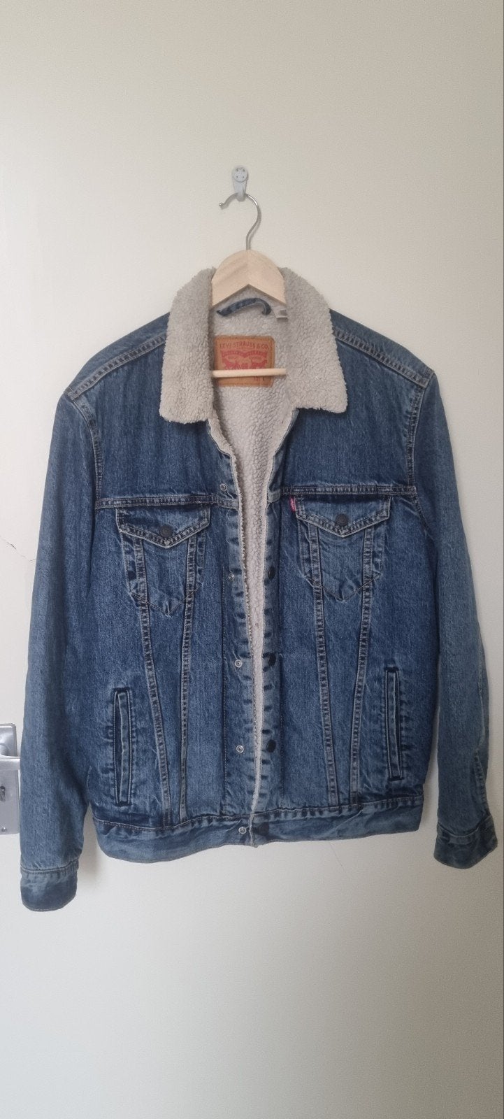 Levi's spijkerjack, Ophalen of Verzenden, Zo goed als nieuw, Blauw