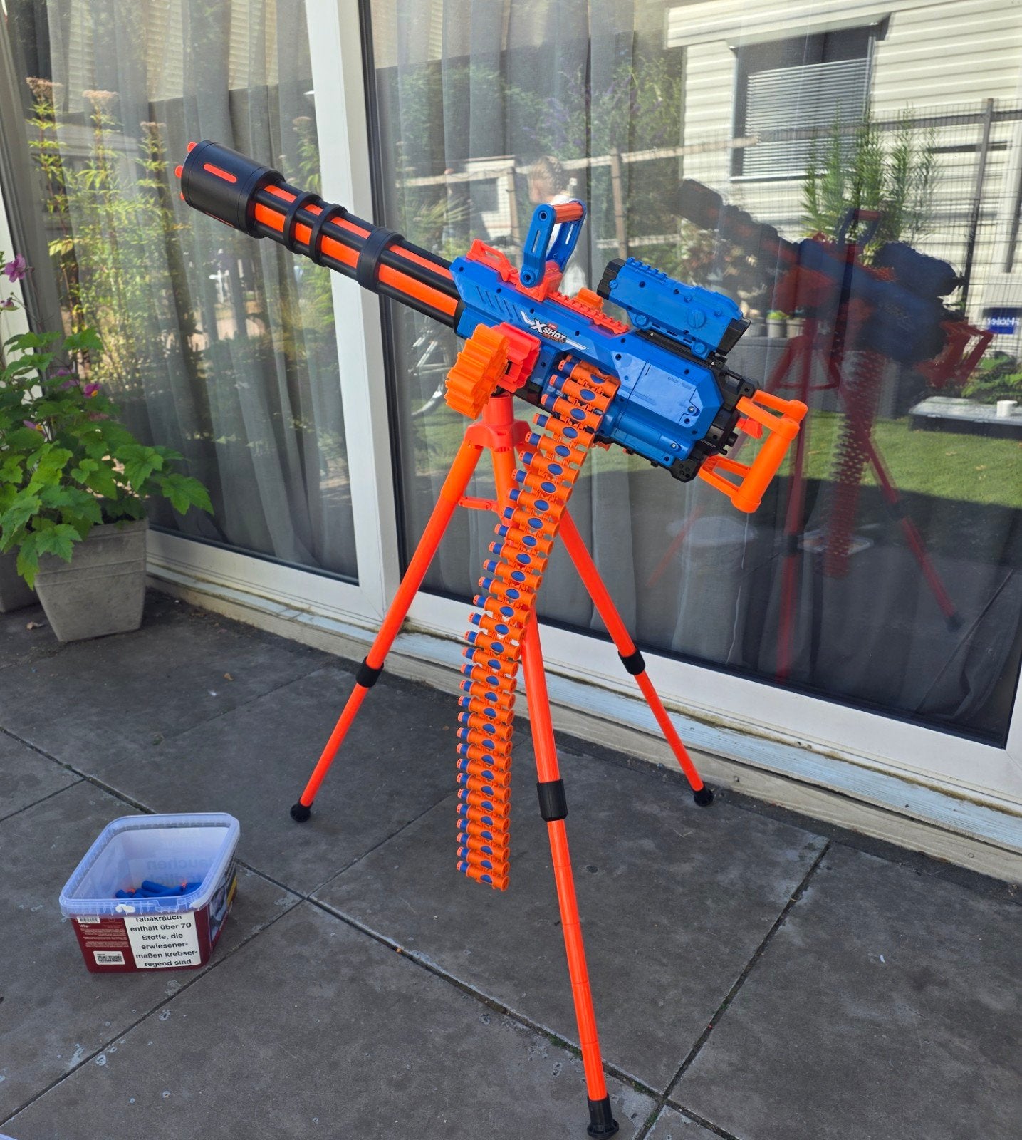 Nerf Gun De X-Shot Insanity Motorized Rage Fire(1x gebruikt), Ophalen of Verzenden, Nieuw