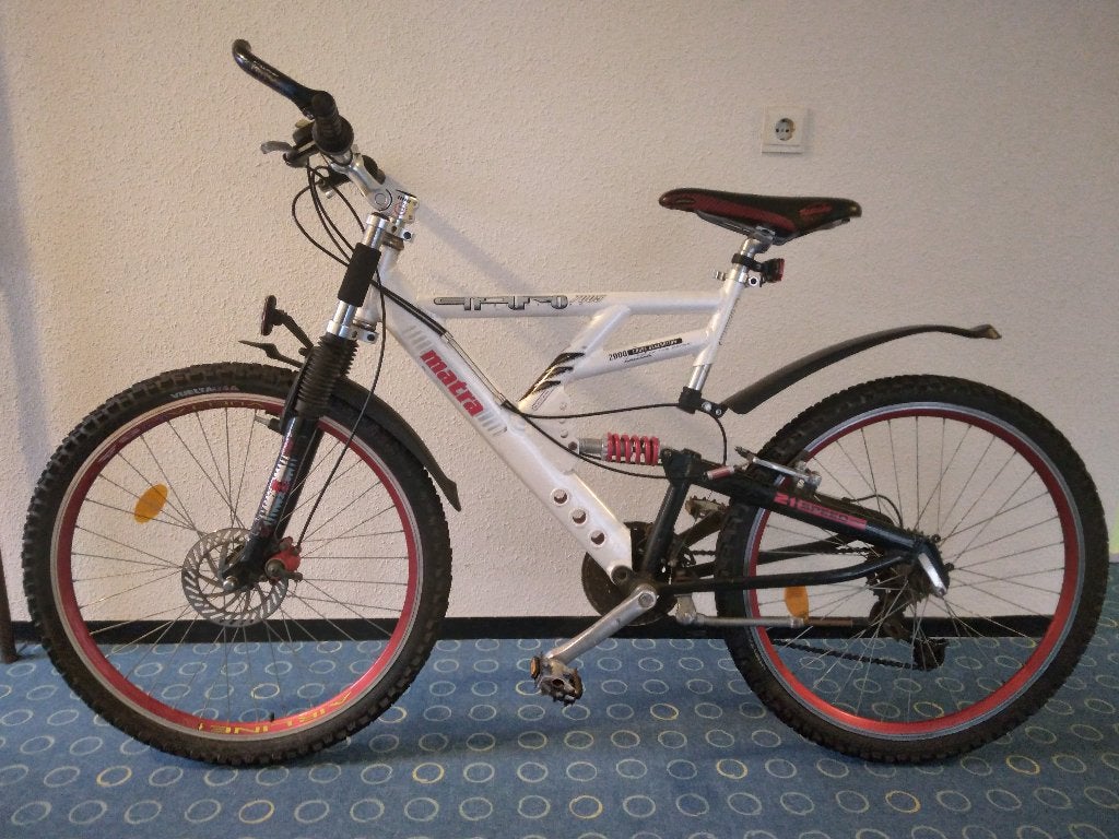 GEVEERDE MATRA ALU. HEREN- JONGENSFIETS 21 VERSN., Gebruikt, 49 tot 53 cm, Meer dan 20 versnellingen, Ophalen