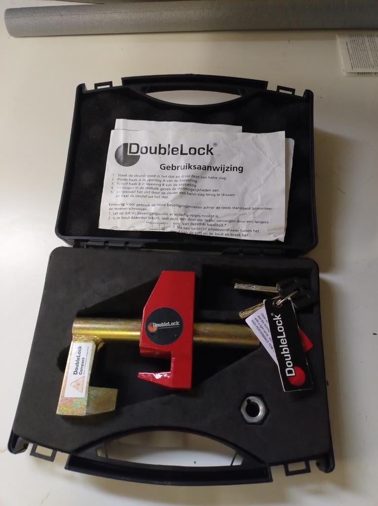 DoubleLock Compact Eagle koppeling slot, Caravans en Kamperen, Caravan accessoires, Ophalen of Verzenden, Zo goed als nieuw