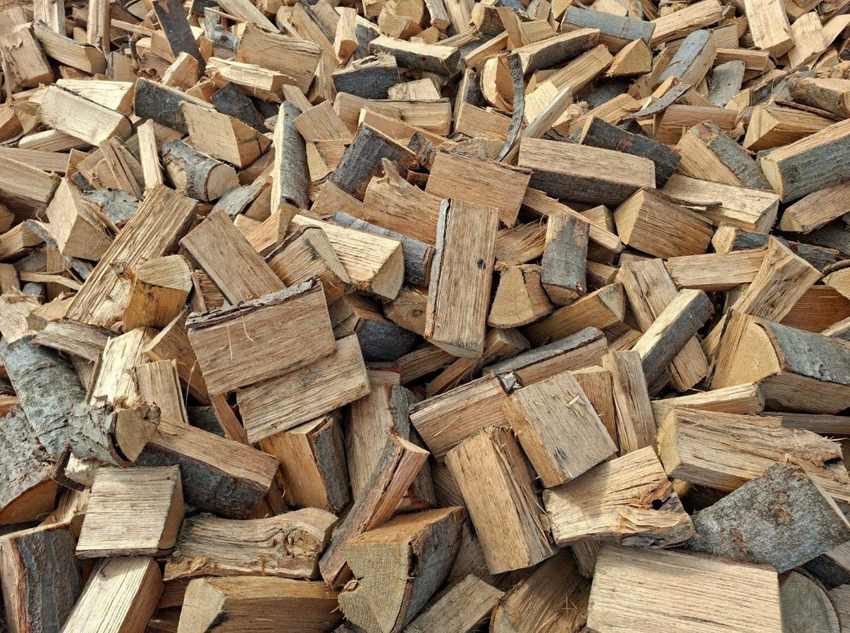 Droog haardhout mix Eiken Beuken Essen losgestorte m3/€125, 6 m³ of meer, Ophalen