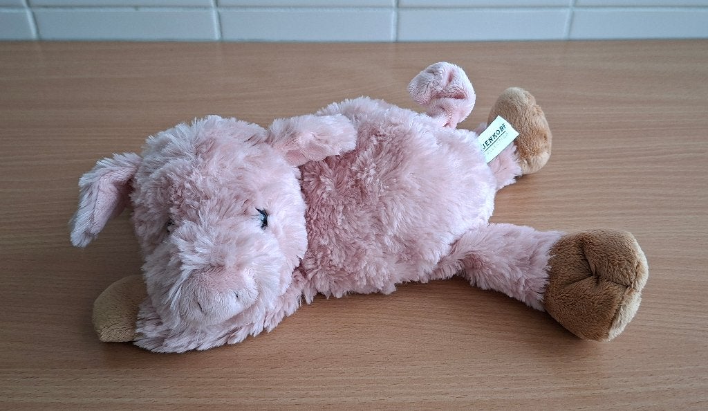 Knuffel van De Bijenkorf, Roze Varken, Varkentje, Kinderen en Baby's, Overige merken, Overige typen, Ophalen of Verzenden, Zo goed als nieuw