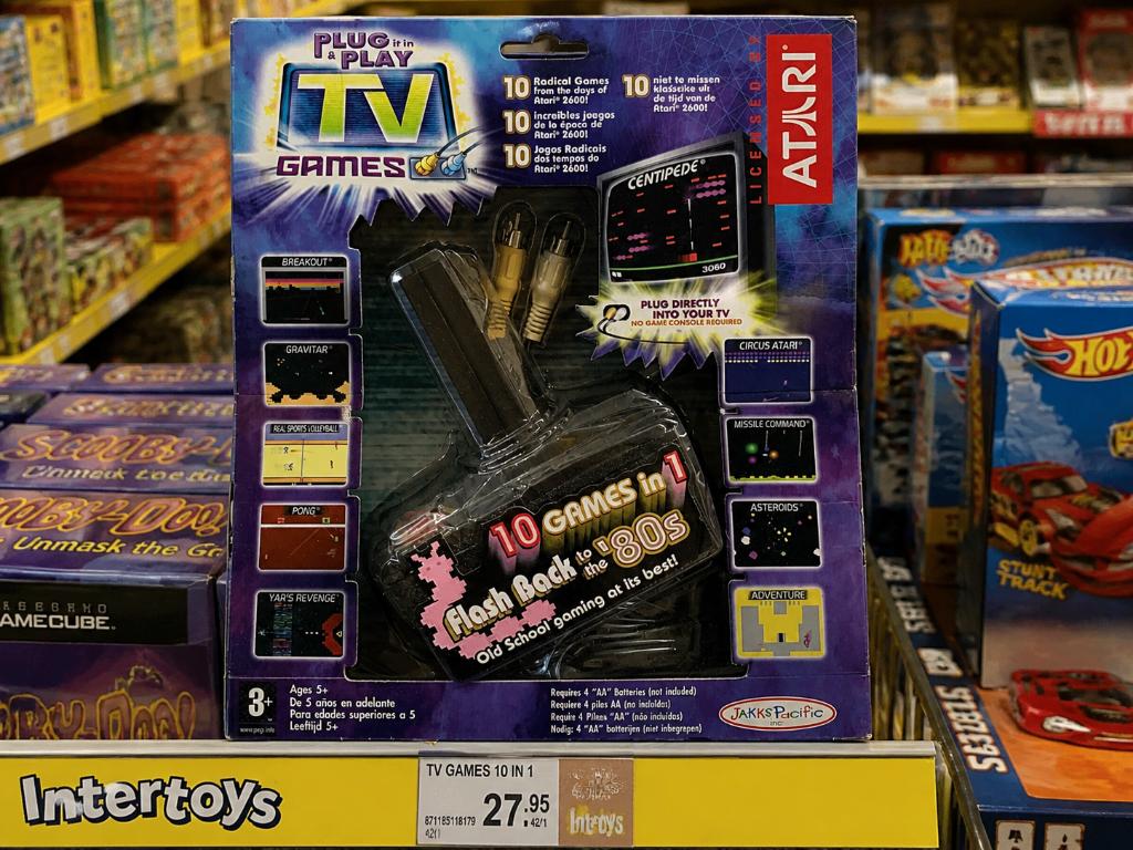 Plug it in & Play TV GAMES (2004) Atari 2600, Spelcomputers en Games, Spelcomputers | Atari, Met games, Ophalen of Verzenden, Zo goed als nieuw