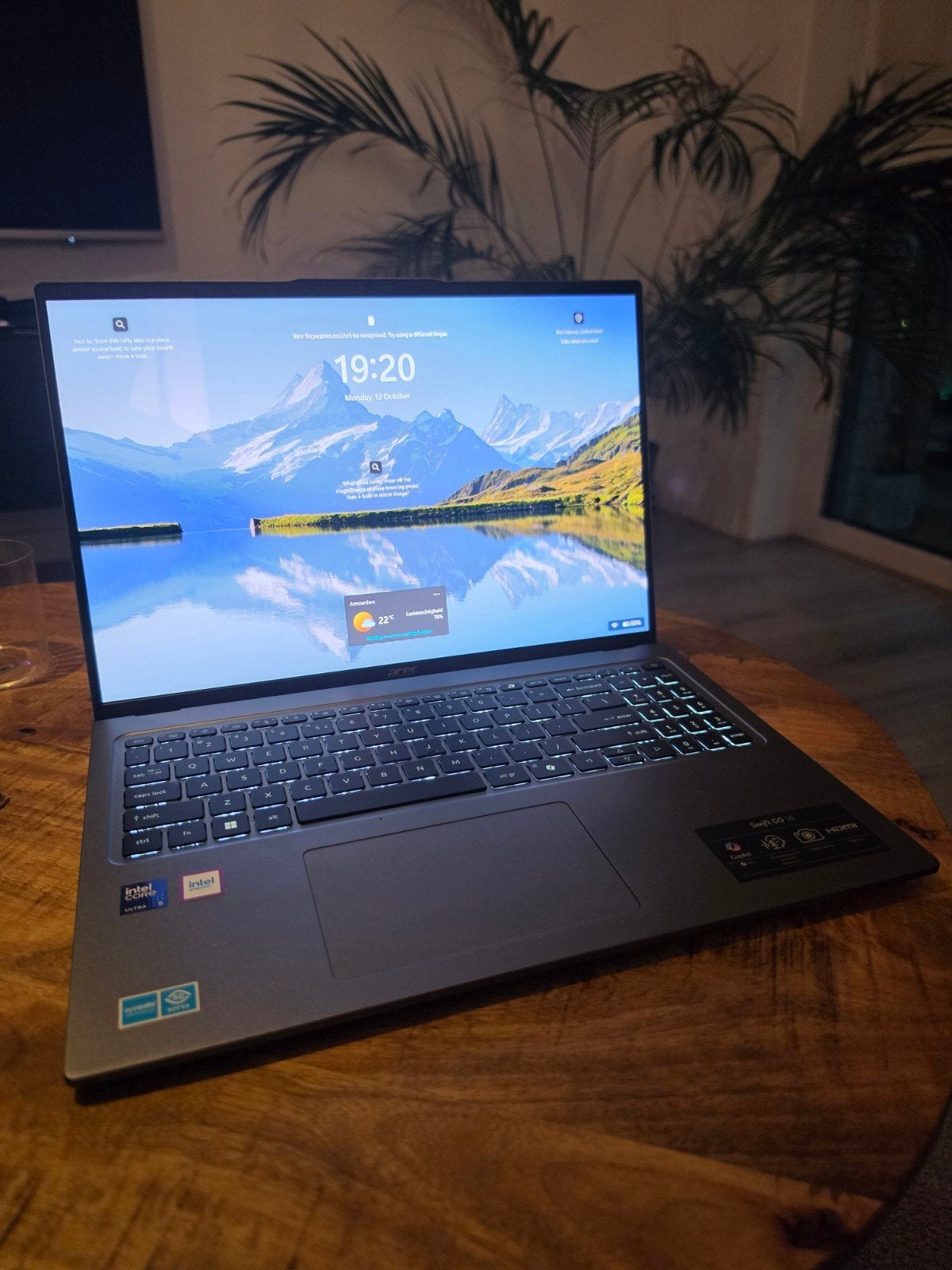 Acer Swift Go 16 OLED (Ultra 5 / 16GB / 512GB), Ophalen of Verzenden, Zo goed als nieuw, Acer, 4 Ghz of meer