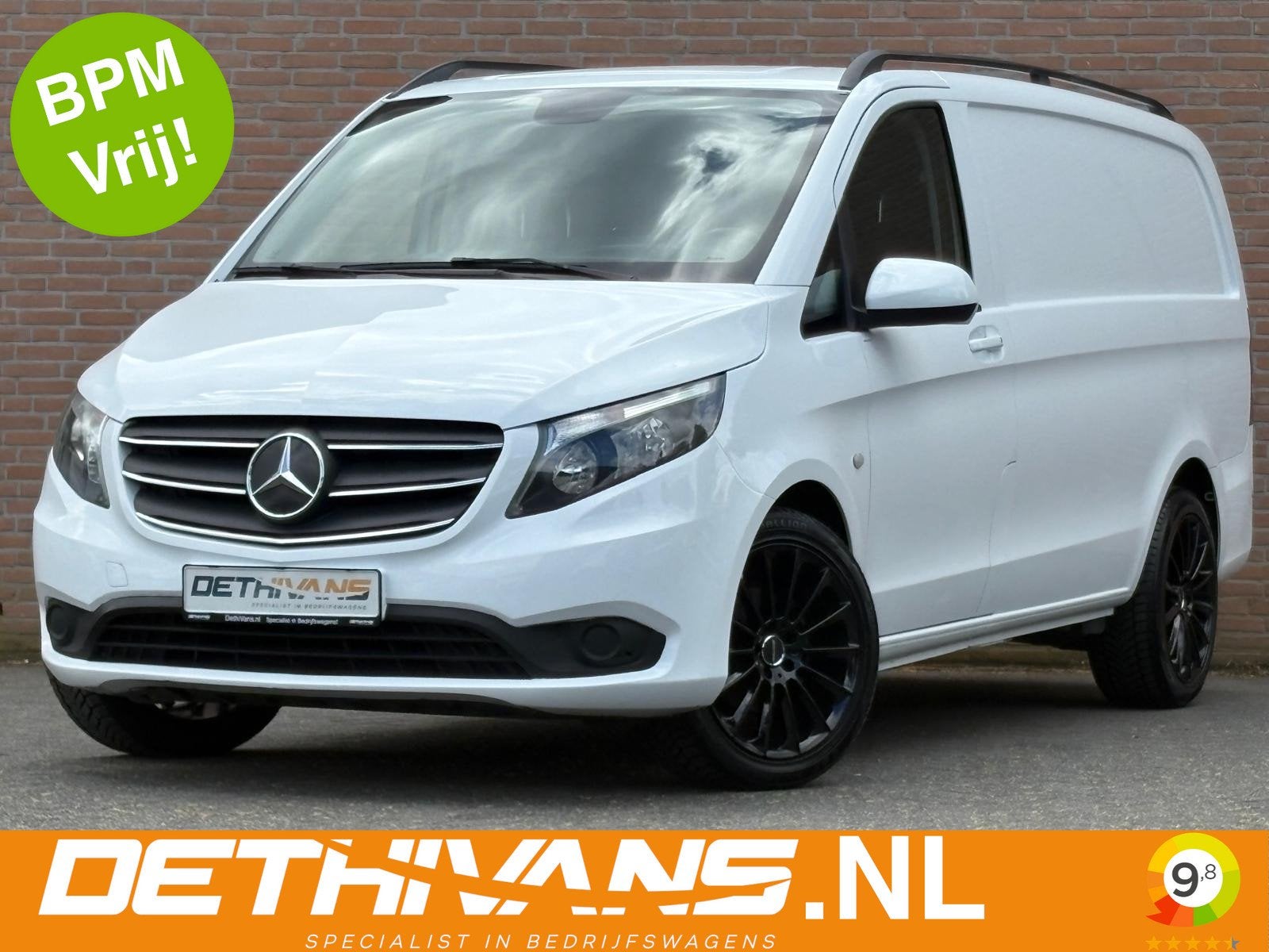 Mercedes-Benz Vito 116CDI 164PK Lang 9G-Tronic / Carplay / D, Automaat, Gebruikt, 4 cilinders, Met garantie (alle)