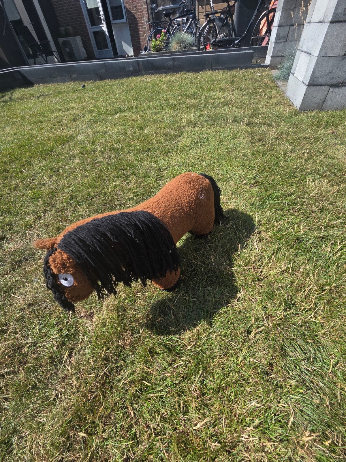 Crafty Pony Bruin Paard met Zwarte Manen, Ophalen of Verzenden, Gebruikt, Bruin, Paard