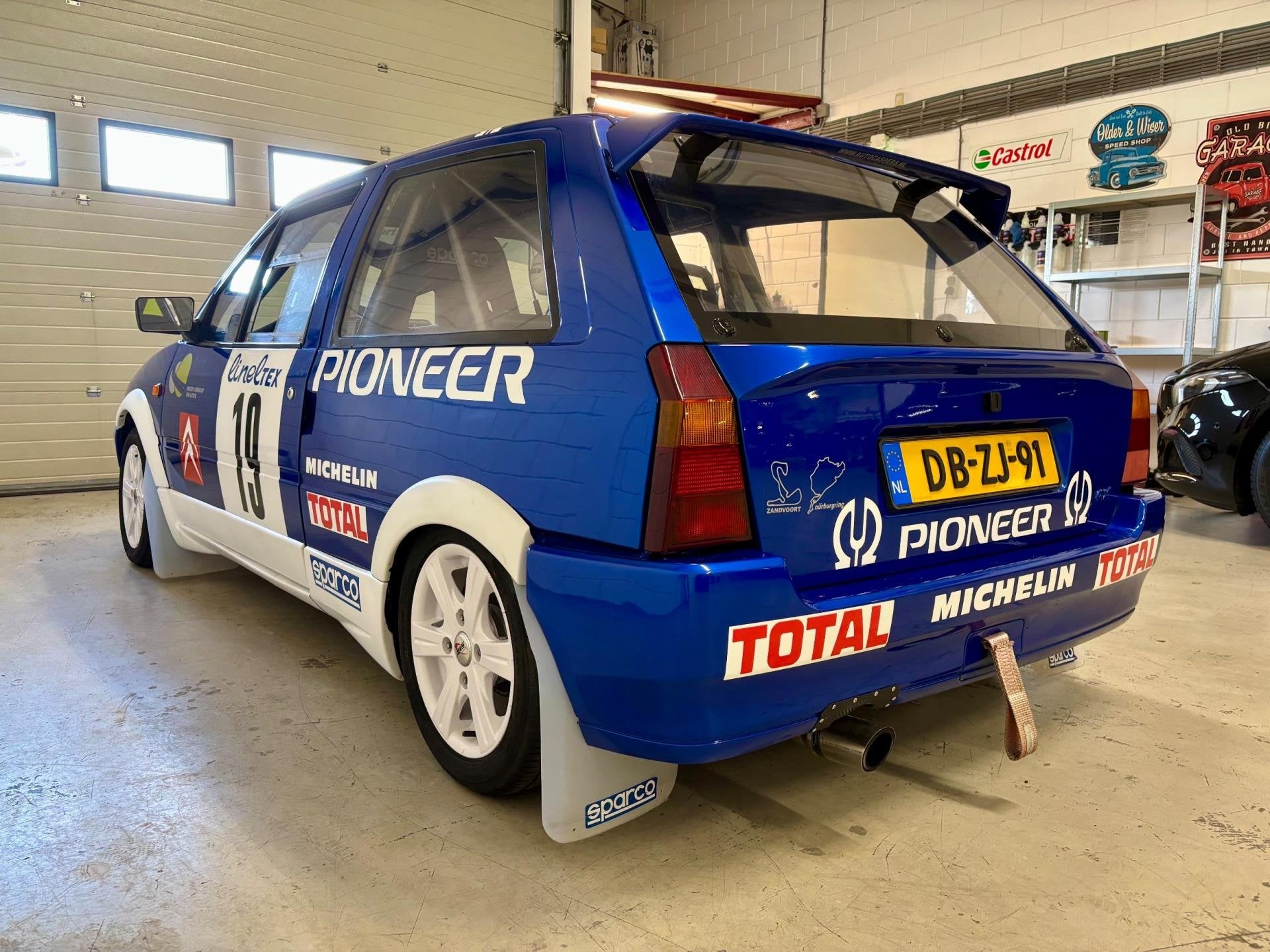 Citroen AX 1.4 GTI Rally|Circuitauto |130Pk|Street Legal !, Auto's, Voorwielaandrijving, 4 cilinders, Blauw, Origineel Nederlands