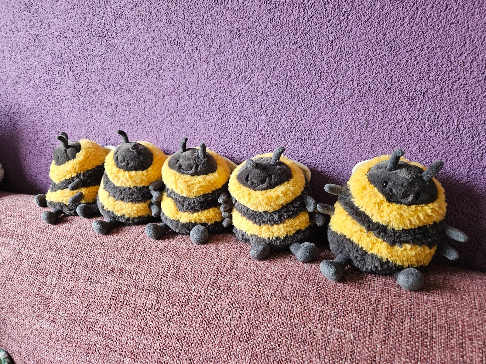 Jellycat Albee Bee knuffel - Zo goed als nieuw, Jellycat, Overige typen, Ophalen of Verzenden, Middelgroot (20 tot 80 cm)