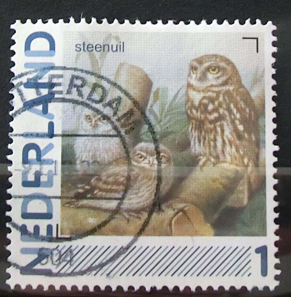 persoonlijke postzegel, Vogels, gest (lees aub), Ophalen of Verzenden, Na 1940, Gestempeld