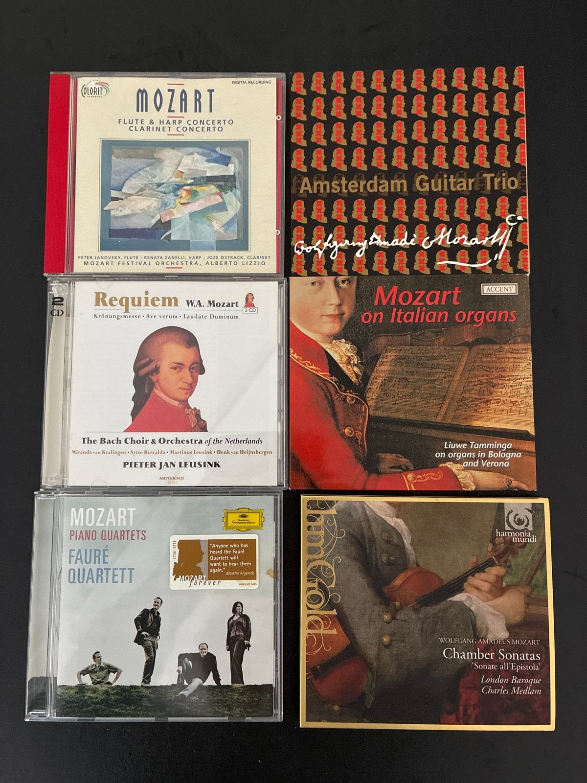 6 Klassieke CD's van Mozart en Fauré - Complete Collectie, Ophalen of Verzenden, Gebruikt, Album, Mozart