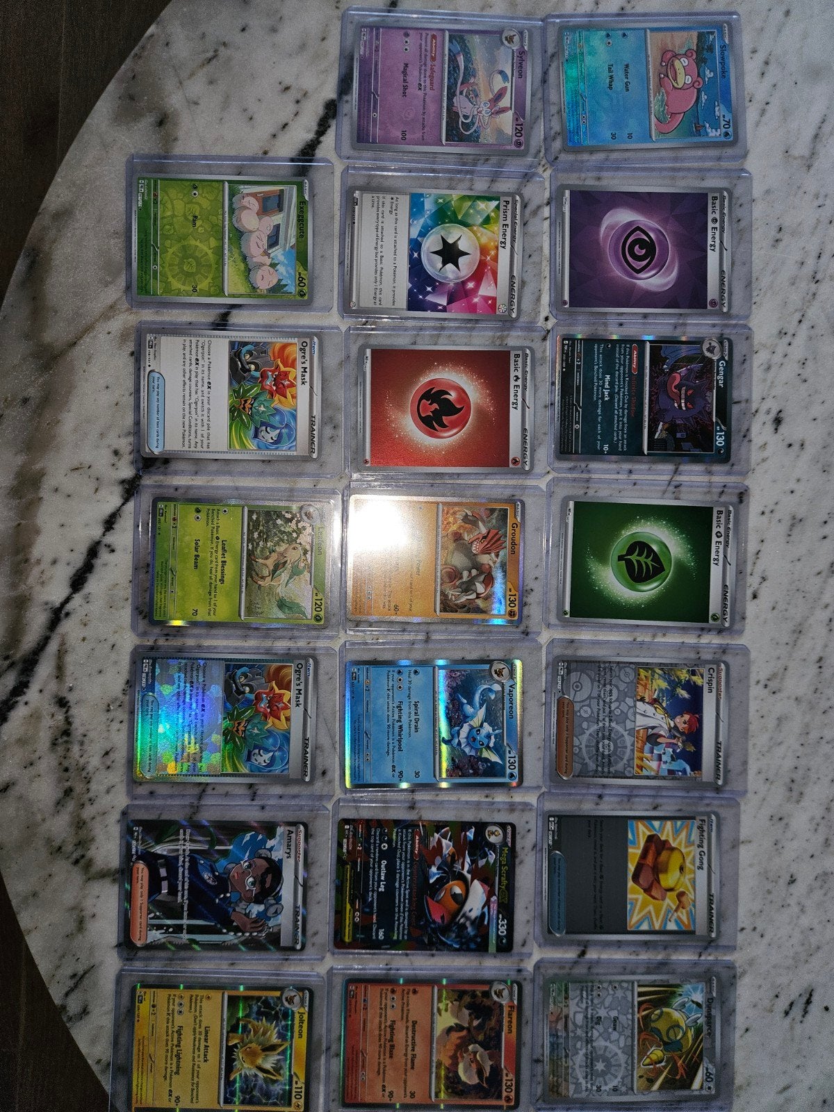 Pokémon kaarten - Nieuwstaat, direct gesleeved (partij), Ophalen of Verzenden, Nieuw, Meerdere kaarten