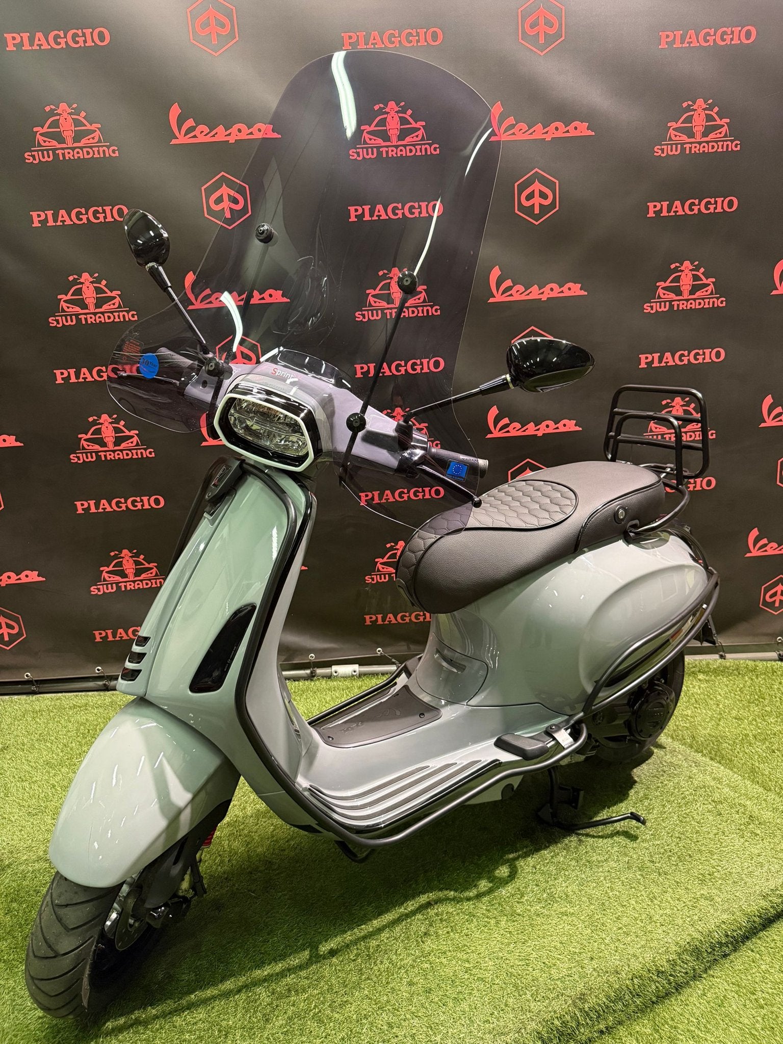 Vespa Sprint 2019 Snor/Brom Nardo Grey / RS Zadel / Garantie, -, -, Ophalen of Verzenden, -