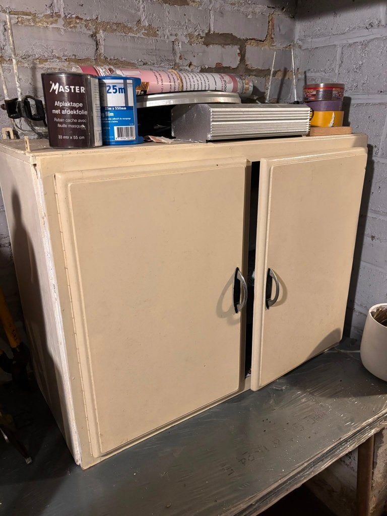 Antieke vintage kast, medicijnkast, Ophalen of Verzenden, Huis en Inrichting