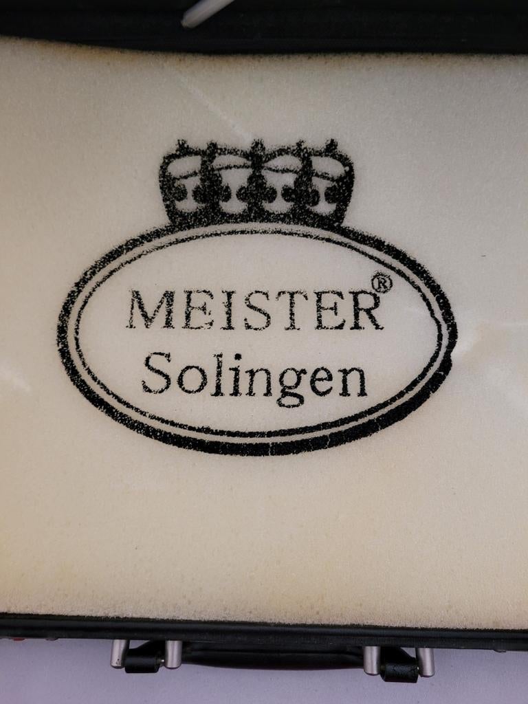 Messenset in koffer Meister Solingen, Ophalen of Verzenden
