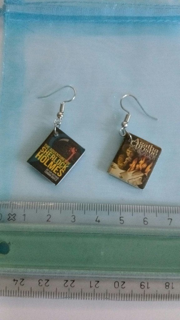 Boekenoorbellen, Sieraden, Tassen en Uiterlijk, Verzenden, Nieuw, Overige materialen, Hangers