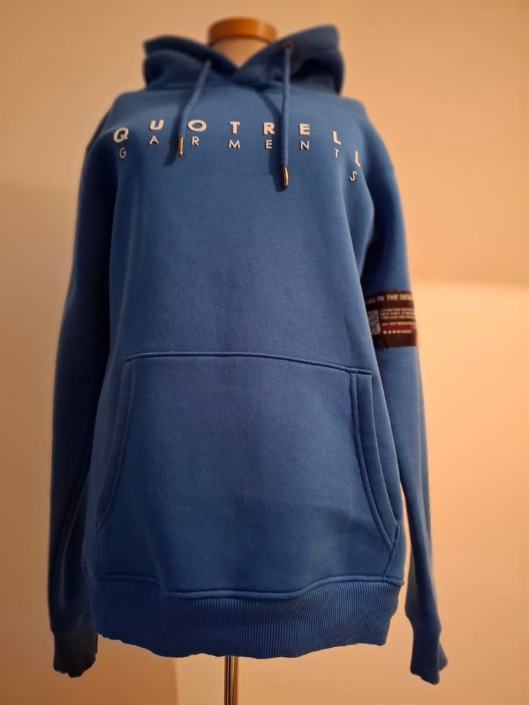 QUOTRELL GARMENTS Hoodie Blauw - Maat S, Ophalen of Verzenden, Zo goed als nieuw, Jongen of Meisje, Trui of Vest