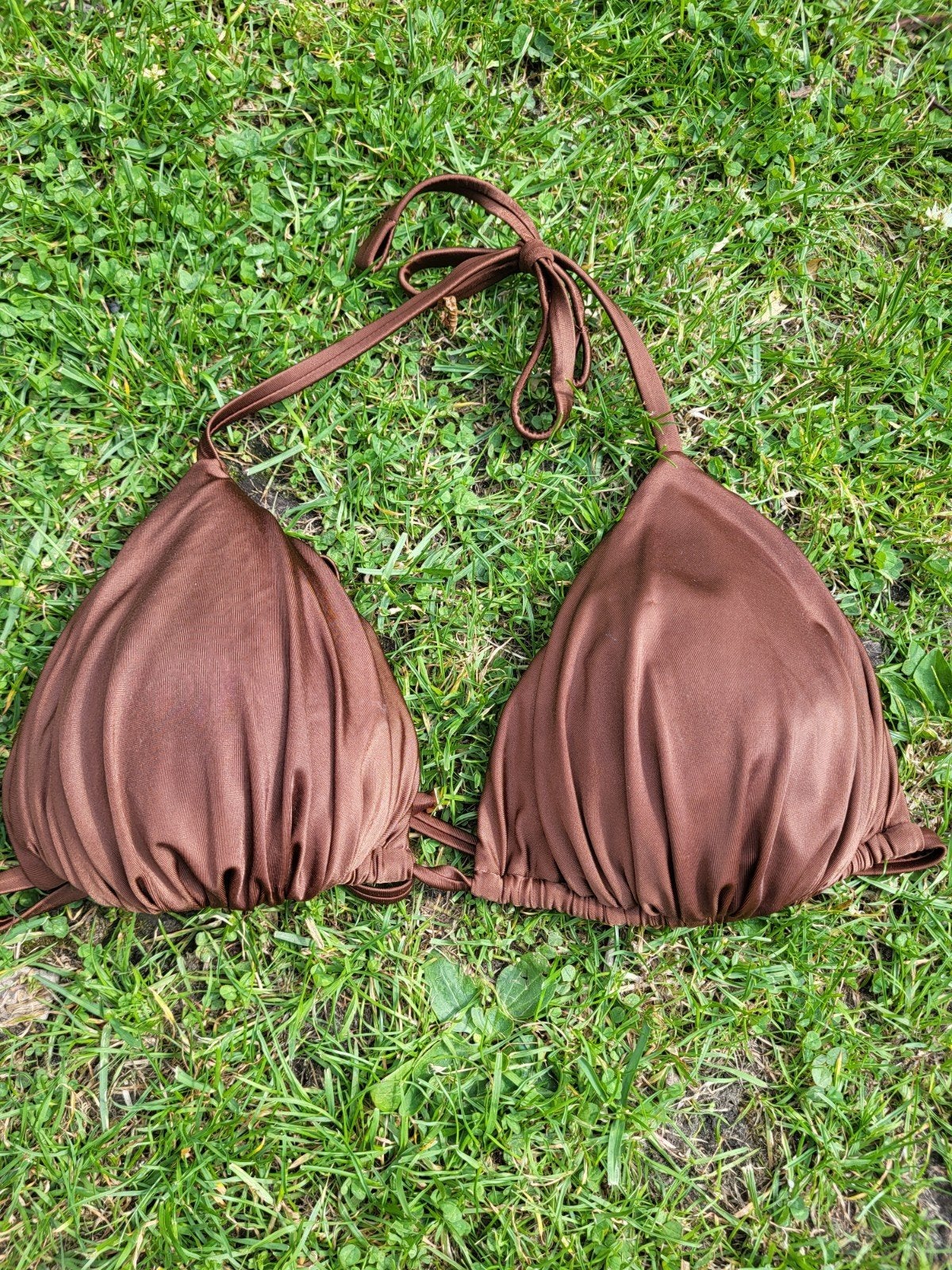 Galzedonia bikini top, Ophalen of Verzenden, Zo goed als nieuw, Bruin, Bikini