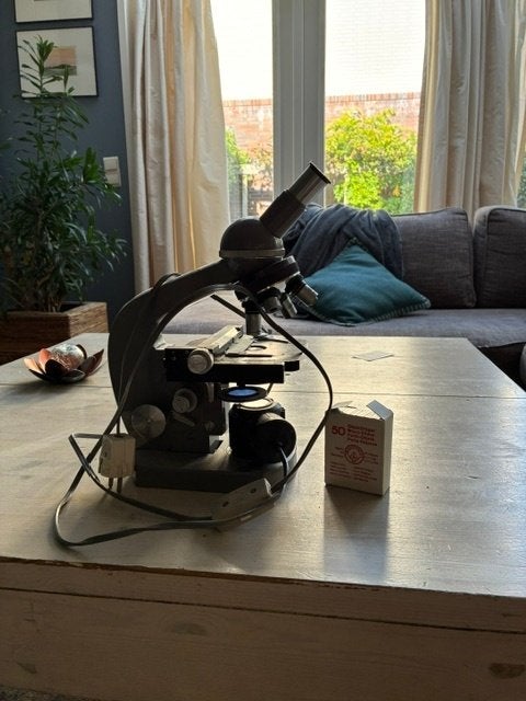 Microscoop, Ophalen, Gebruikt, Minder dan 400x, Biologische microscoop