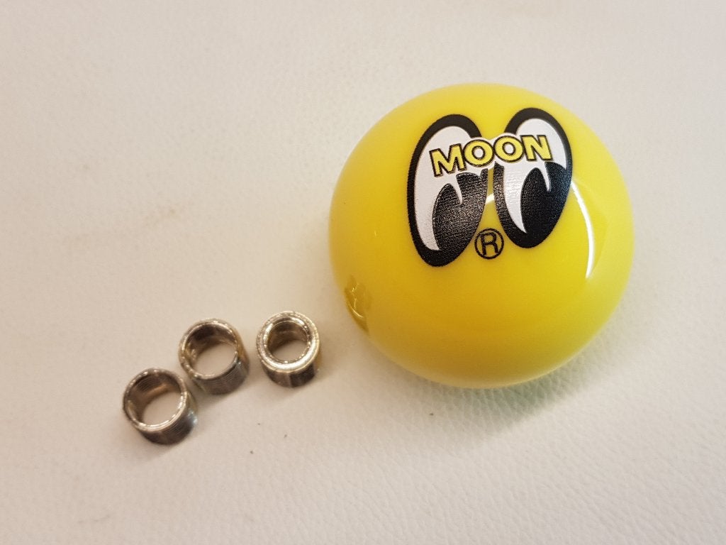 Mooneyes pookknop geel Moon pook Hotrod Ratfink VW kever, Ophalen of Verzenden, Nieuw