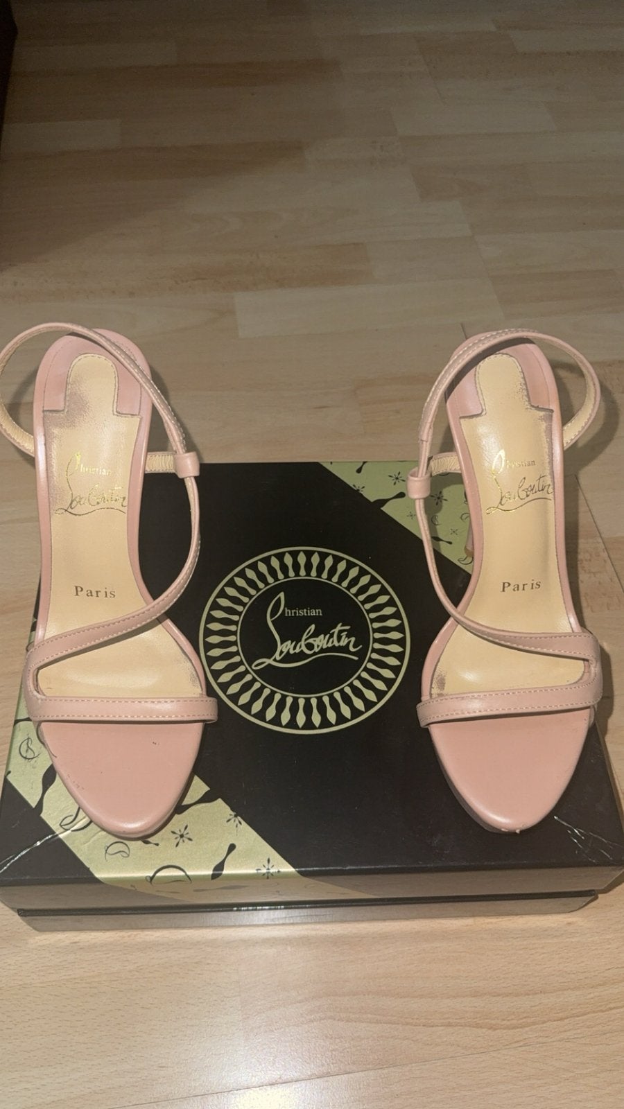 Christian Louboutin Rosalie Alta pumps/hakken 37 blush nude, Pumps, Beige, Ophalen of Verzenden, Zo goed als nieuw