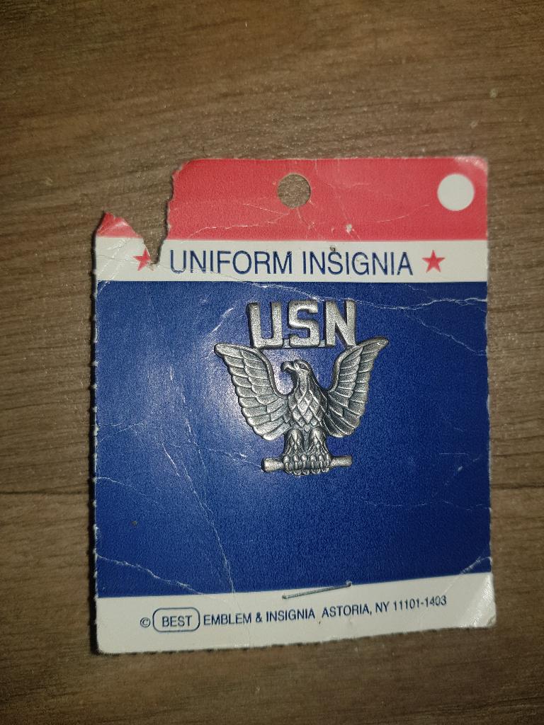United Status US Navy Marine Embleem Pin Badge Capbadge, Verzamelen, Ophalen of Verzenden, Landmacht, Nederland, Embleem of Badge