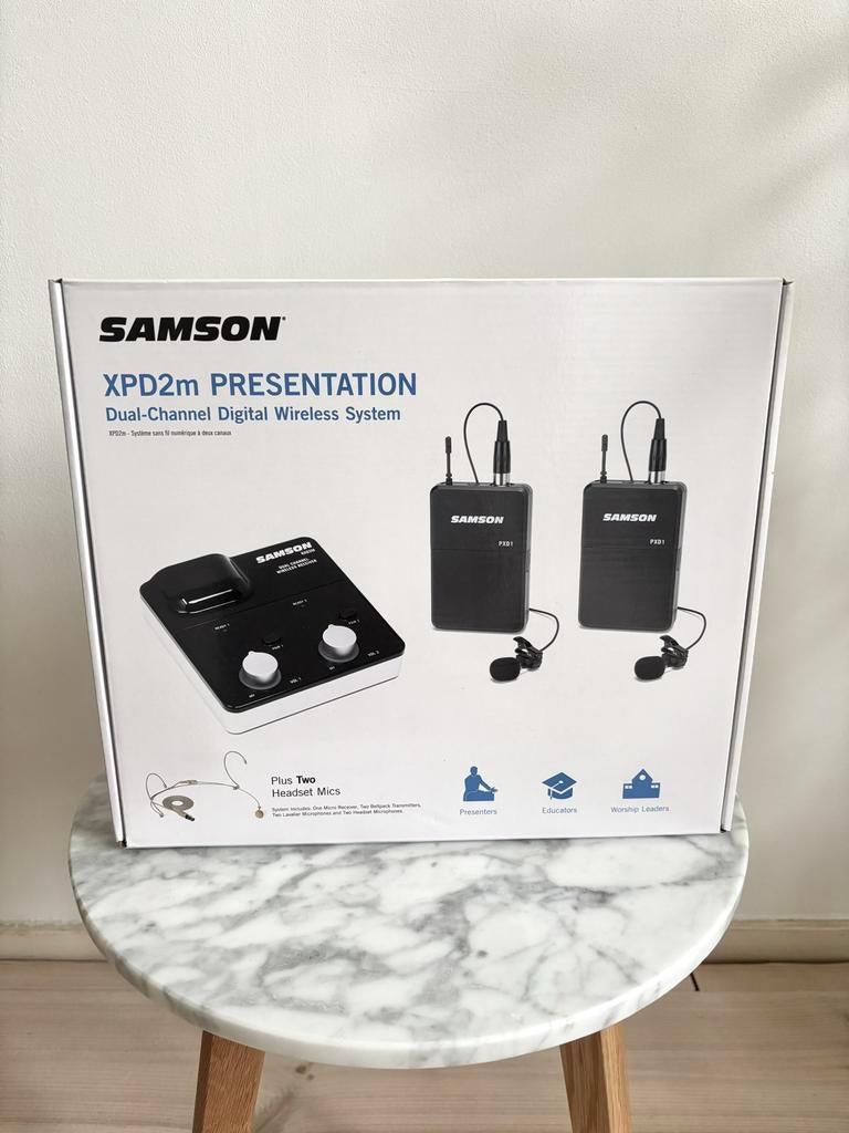 Nieuw! Samson XPD2m Draadloos Presentatie Systeem, Ophalen of Verzenden, Nieuw, Zangmicrofoon, Draadloos