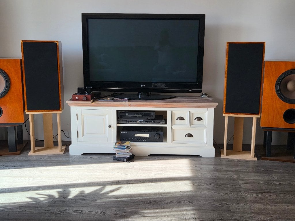 Vintage hoog rendemnts RCF coaxiaal set, Stereo speakers, Zo goed als nieuw, Minder dan 60 watt, Ophalen