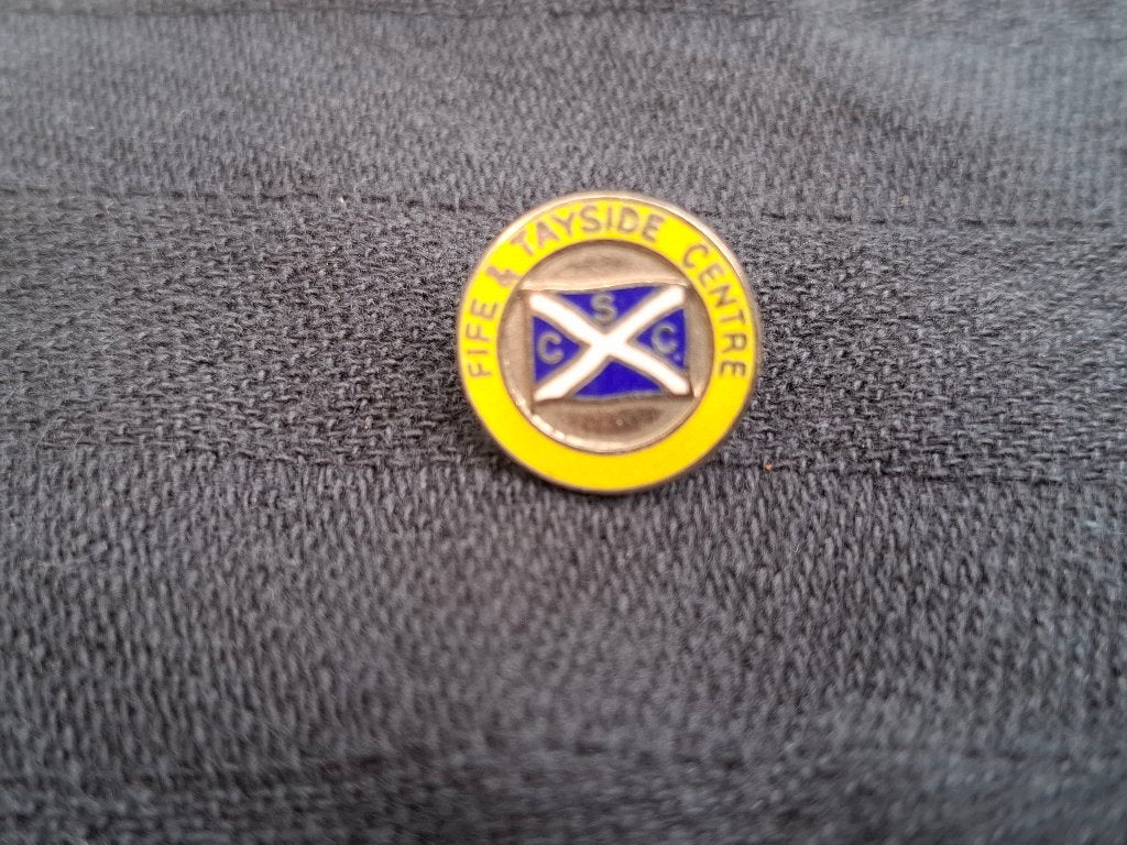 Vintage Fife & Tayside Centre CSC Speldje – Schots Voetbal, Ophalen of Verzenden, Gebruikt, Sport